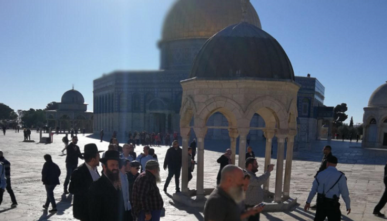 قبة الصخرة المشرفة بالقدس الشرقية المحتلة