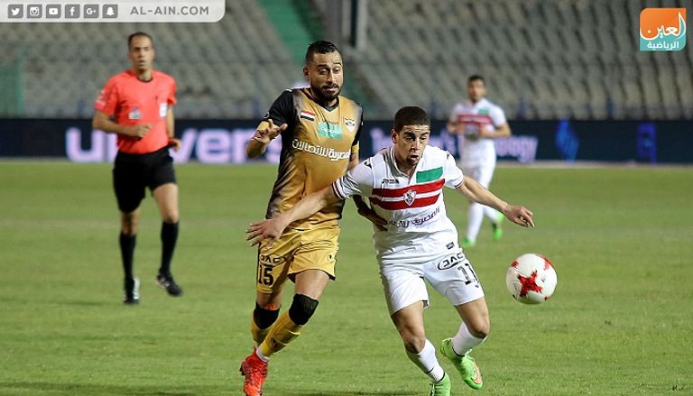 مباراة الزمالك والإنتاج الحربي