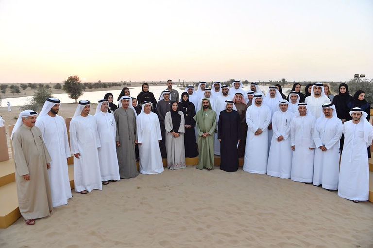 محمد بن راشد يدشن "محمية المرموم" في دبي