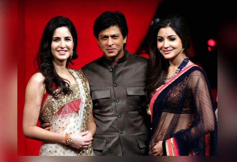 أنوشكا شارما وكاترينا كيف مع شاروخان  شاروخان في فيلمه الجديد "زيرو"