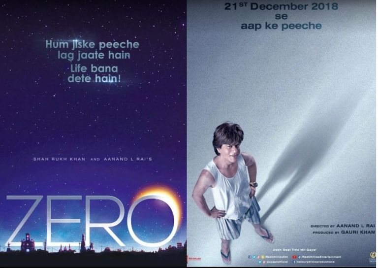 أفيش فيلم زيرو  شاروخان في فيلمه الجديد "زيرو"