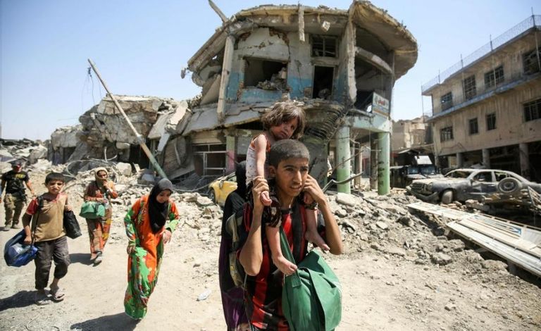 مدينة الموصل بعد تحريرها من قبضة تنظيم داعش الإرهابي