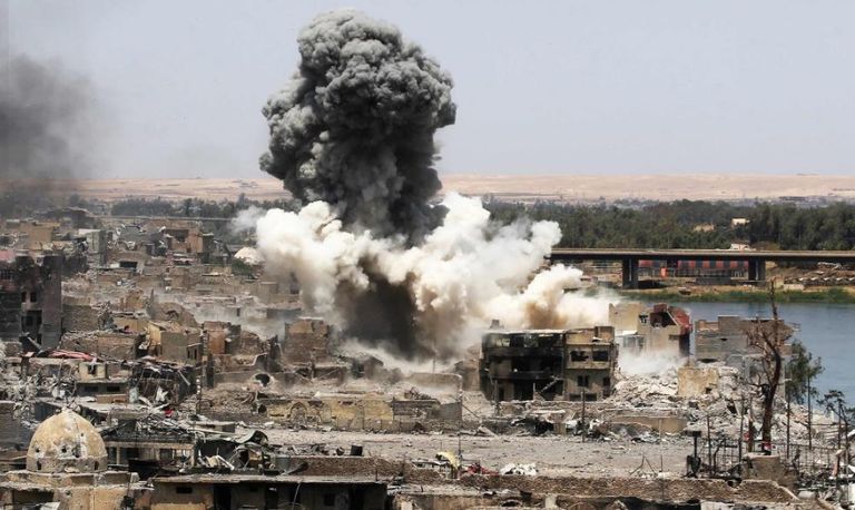 مدينة الموصل بعد تحريرها من قبضة تنظيم داعش الإرهابي