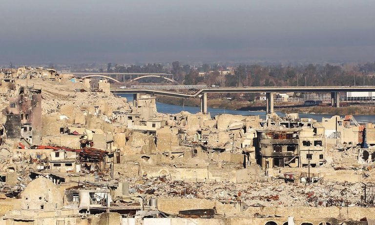 مدينة الموصل بعد تحريرها من قبضة تنظيم داعش الإرهابي