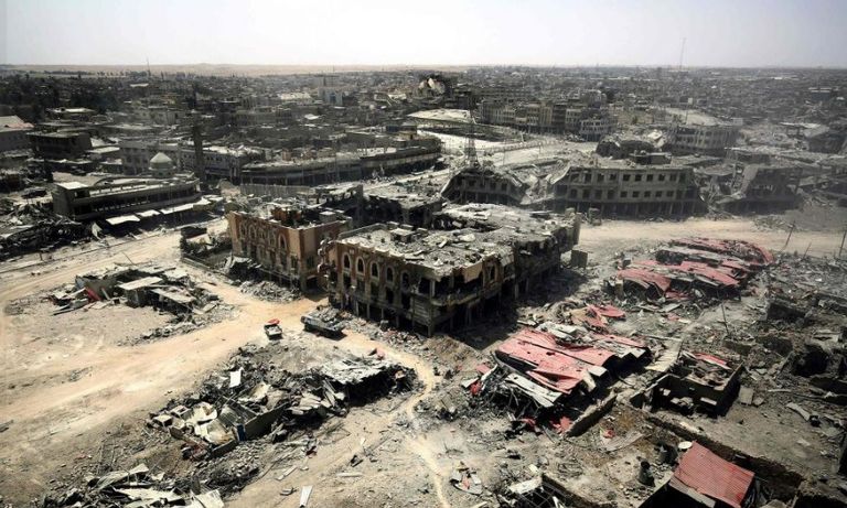 مدينة الموصل بعد تحريرها من قبضة تنظيم داعش الإرهابي