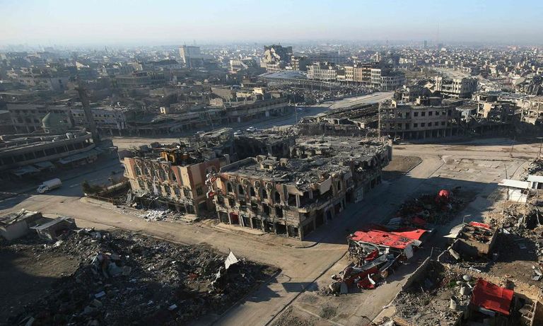 مدينة الموصل بعد تحريرها من قبضة تنظيم داعش الإرهابي