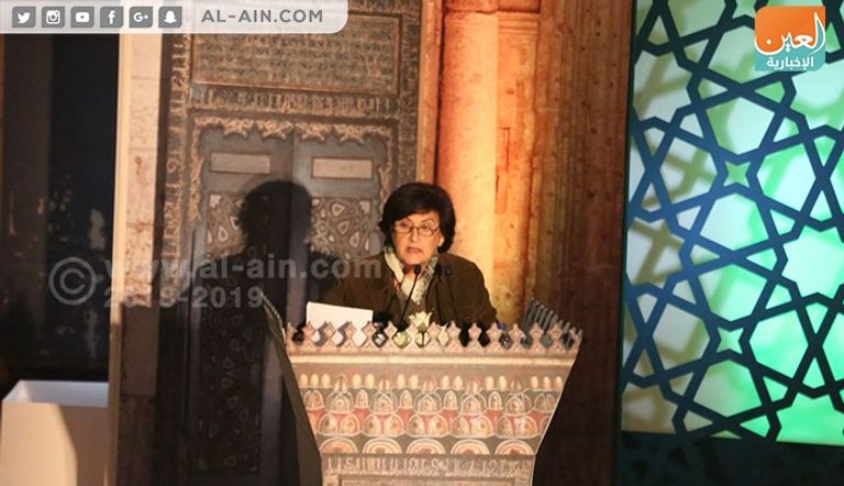 فادية كيوان المديرة السابقة لمعهد العلوم السياسية بلبنان جانب من جلسات مؤتمر الأزهر العالمي لنصرة القدس