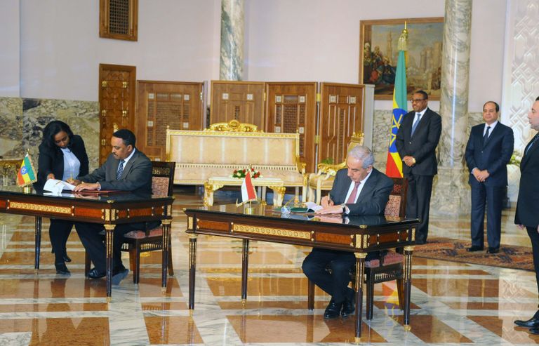 السيسي وديسالين يشهدان توقيع اتفاقيات التعاون المشترك