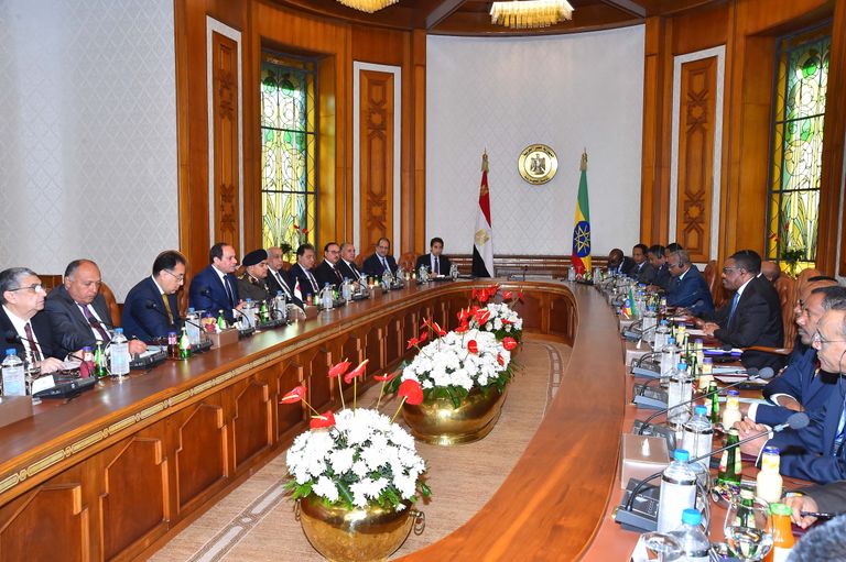 السيسي وديسالين يشهدان توقيع اتفاقيات التعاون المشترك