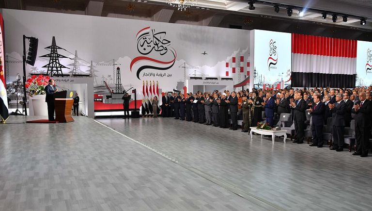 السيسي خلال مؤتمر