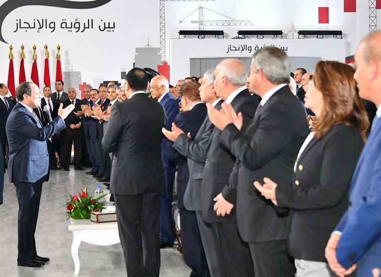 السيسي خلال مؤتمر