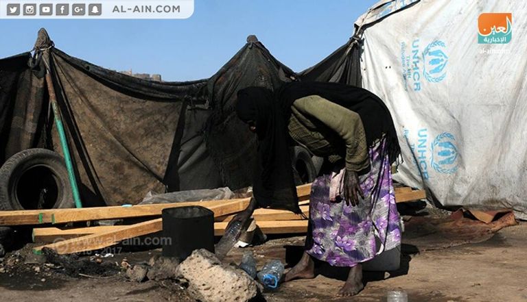 النازحون في المخيم