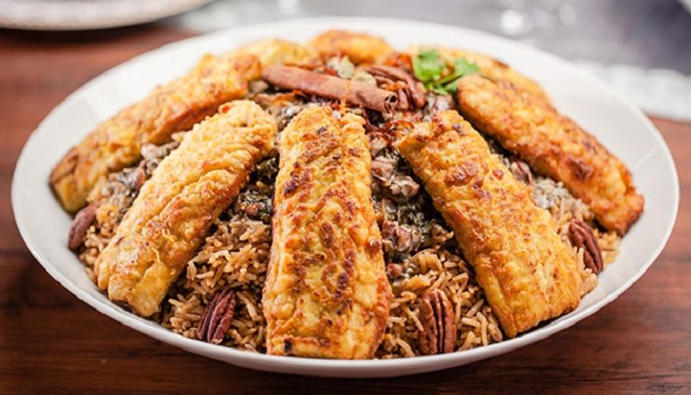 أرز الصيادية حاضر على مائدة المأكولات البحرية