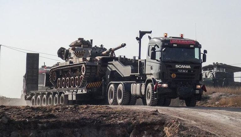 دبابة تركية على الحدود السورية - أرشيفية