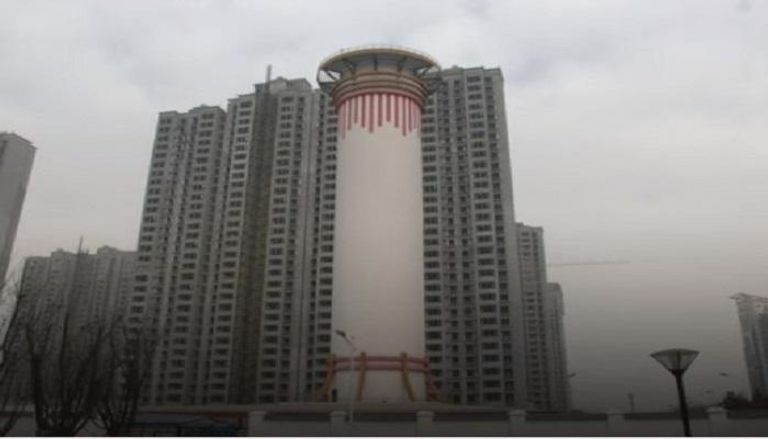 برج لتنقية الهواء في الصين