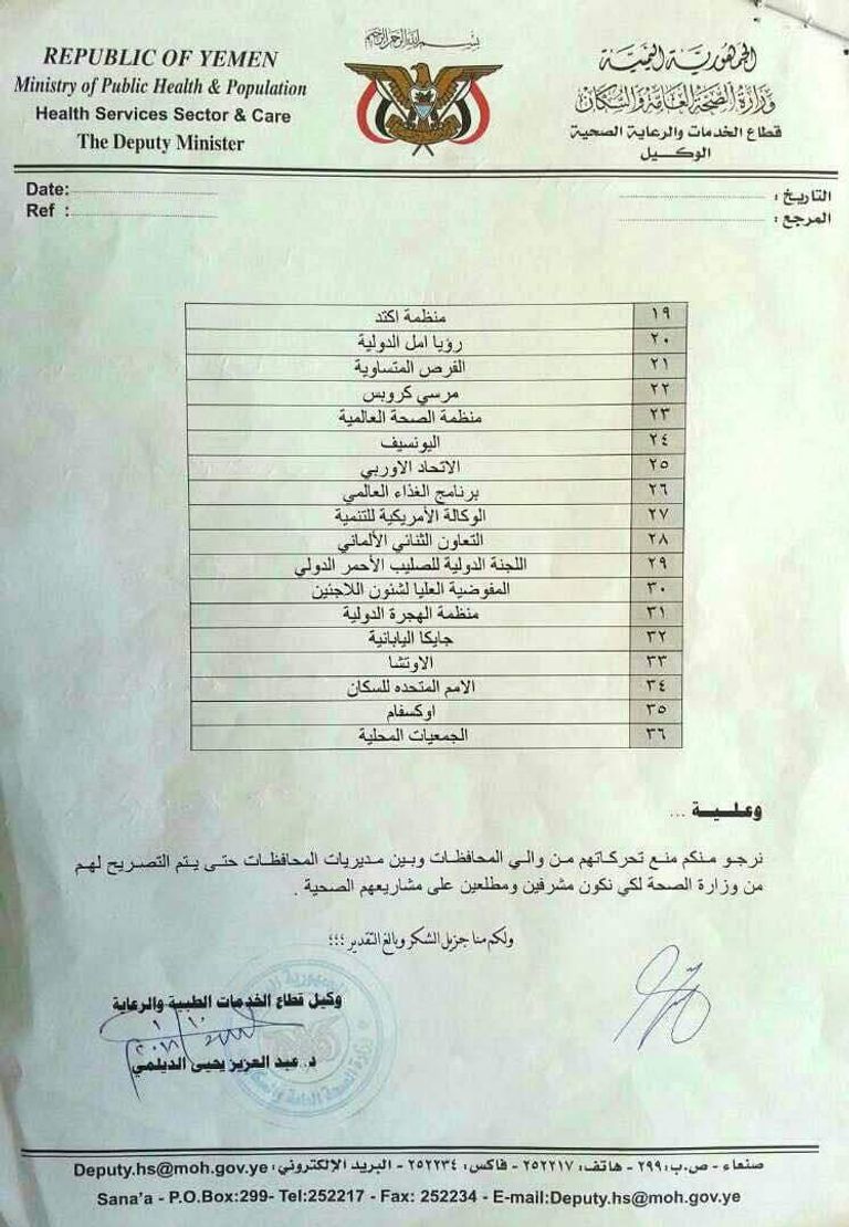 الحوثي يطارد منظمات الإغاثة عدا الإيرانية