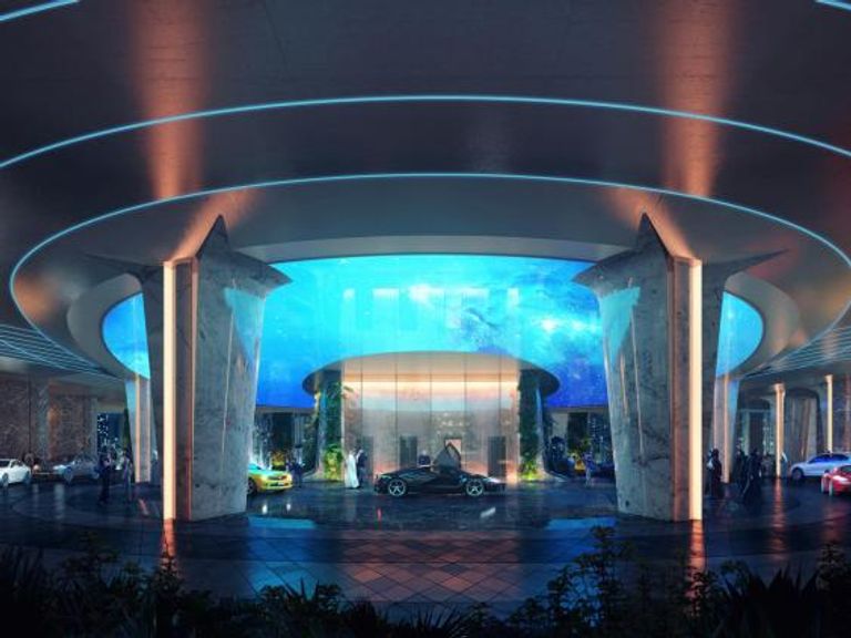 غابة مطيرة داخل فندق "ذا روزمونت هوتيل أند ريسزيدنس" بدبي