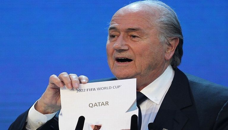 ترند رياضي.. بلاتر يفضح فساد قطر