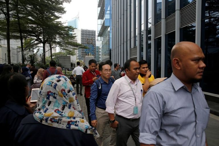 زلزال في جاكرتا الإندونيسية