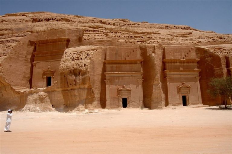 مدائن صالح هي ثاني أكبر مدن الأنباط في التاريخ