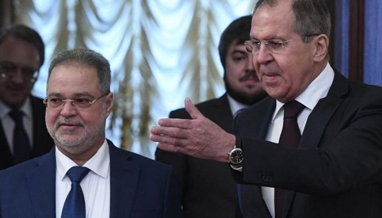 وزير الخارجية اليمني ونظيره الروسي سيرجي لافروف بموسكو