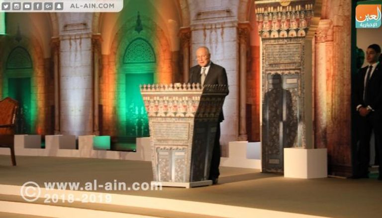 أحمد أبوالغيط الأمين العام للجامعة العربية بمؤتمر الأزهر لنصرة القدس