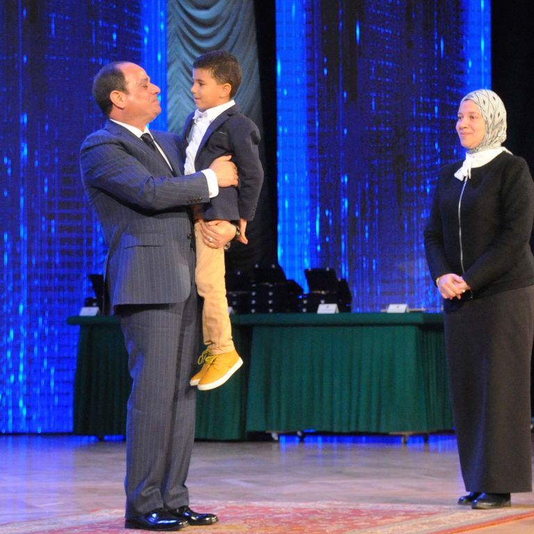  السيسي يلقي كلمته بمناسبة عيد الشرطة