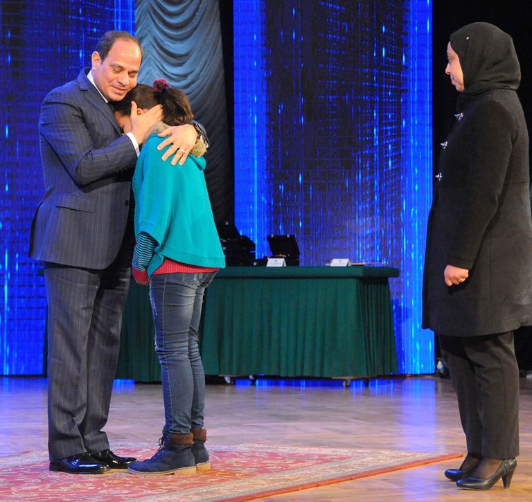  السيسي يلقي كلمته بمناسبة عيد الشرطة