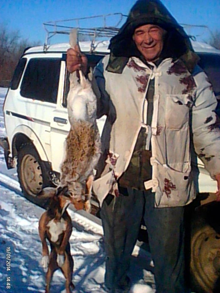 الصياد الروسي ضحية الكلب القاتل 