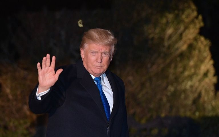 ترامب خلال لقاء الصحفيين بالبيت الأبيض 