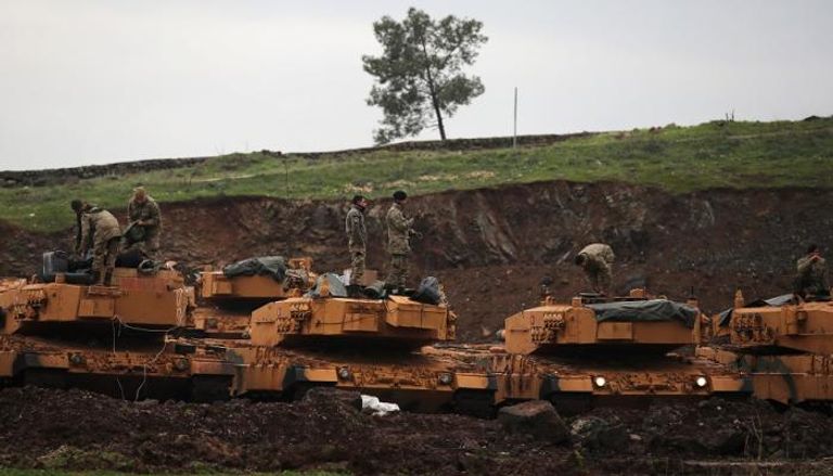 دبابات الجيش التركي في عملية عفرين - رويترز