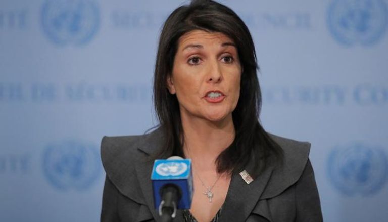 نيكي هيلي السفيرة الأمريكية لدى الأمم المتحدة - رويترز
