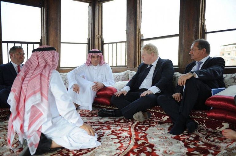 وزير الخارجية السعودي عادل الجبير يلتقي وزير خارجية المملكة المتحدة