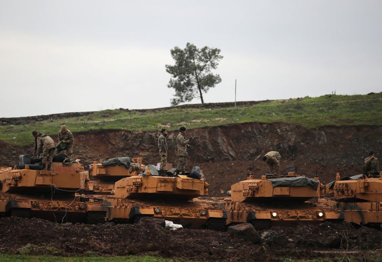 قوات كردية تدعمها أمريكا في الحسكة