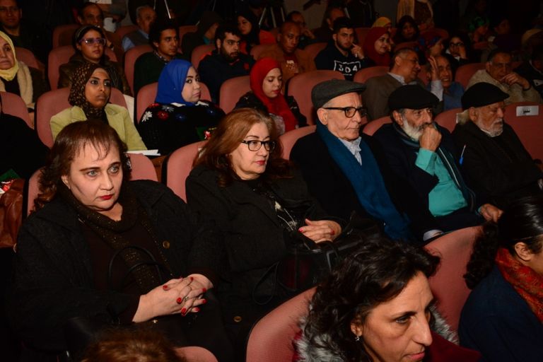 رمسيس مرزوق وماجدة موريس عضوي لجنة التحكيم و الناقدة ماجدة خير الله افتتاح مهرجان جمعية الفيلم المصري