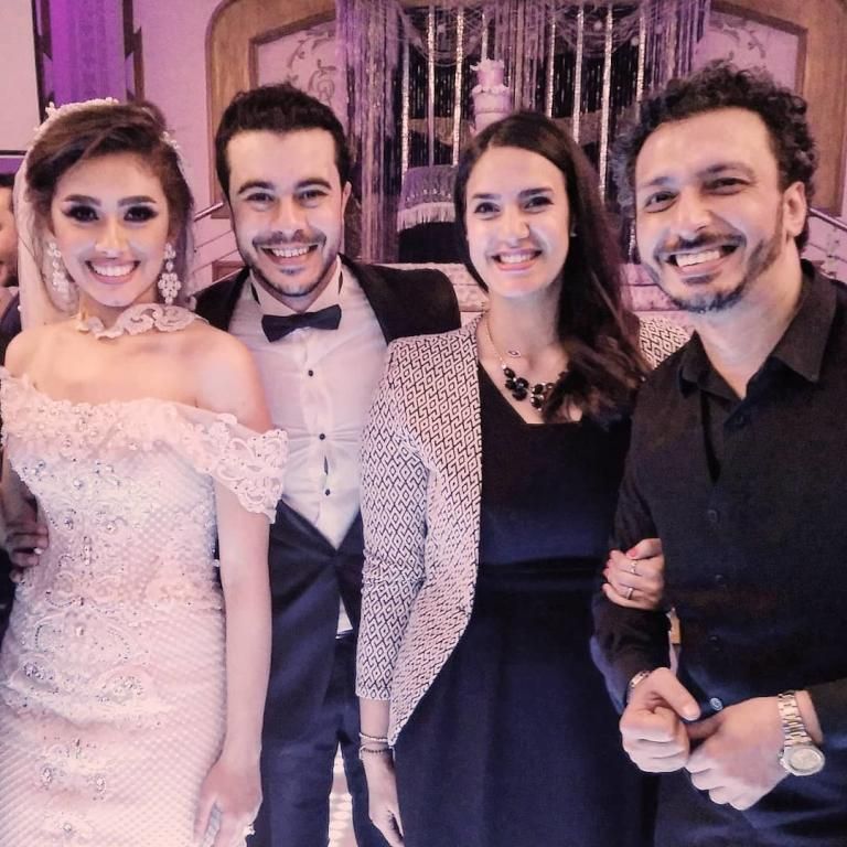 أبناء ونيس يشاركون في زفاف ريم أحمد