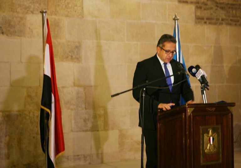 وزير الآثار المصري خالد العناني