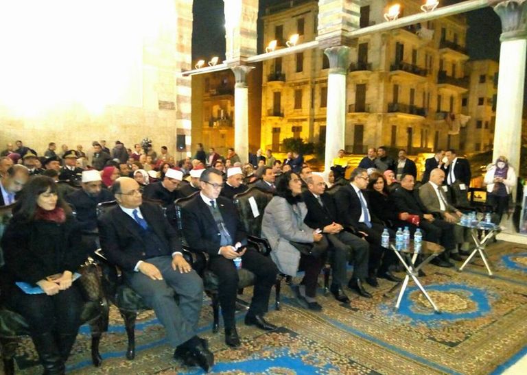 عدد كبير من المهتمين بالآثار المصرية خلال الافتتاح