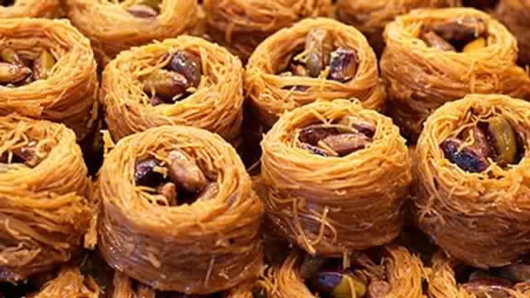 حلوى عش العصفور حلوى عش العصفور