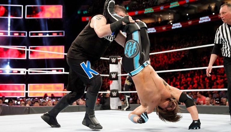 إيه جيه ستايلز بعد احتفاظه ببطولة WWE