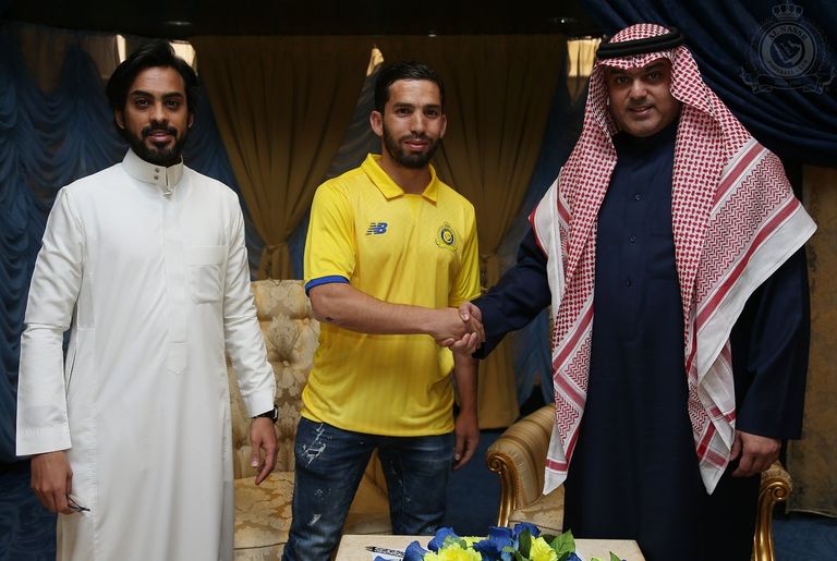 رئيس النصر السعودي واللاعب جابو