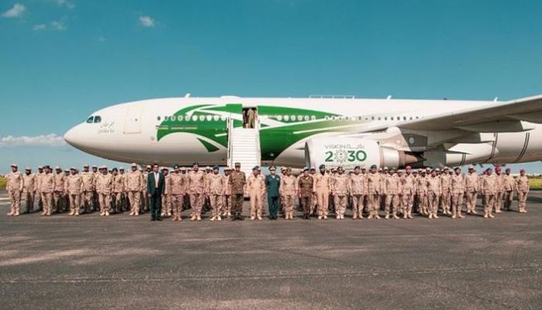 القوات السعودية المشاركة في التدريب المشترك مع سلاح الجو التونسي