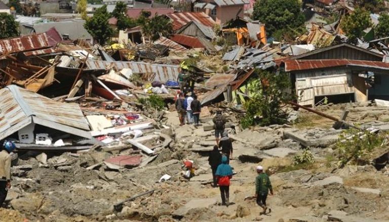 زلزال سولاويسي خلف مئات القتلى - الفرنسية