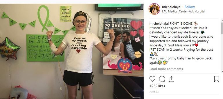  الفتاة اللبنانية ميشيل حجل