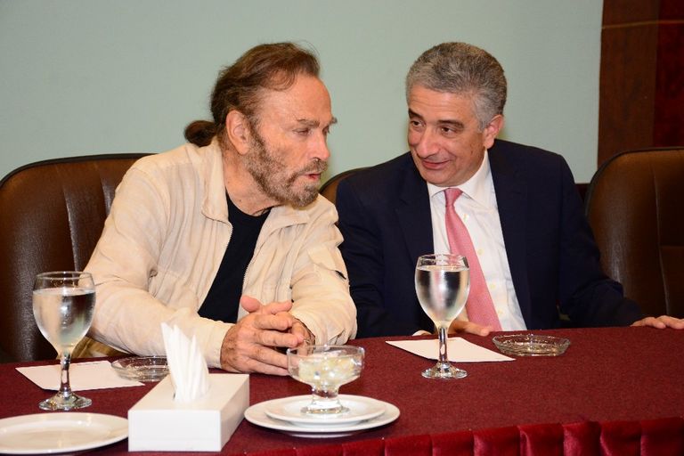 الفنان الإيطالي فرانكو نيرو في ندوة مهرجان الإسكندرية