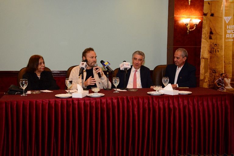 الفنان الإيطالي فرانكو نيرو في ندوة مهرجان الإسكندرية