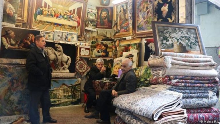 إحدى الأسواق في إيران - أرشيفية