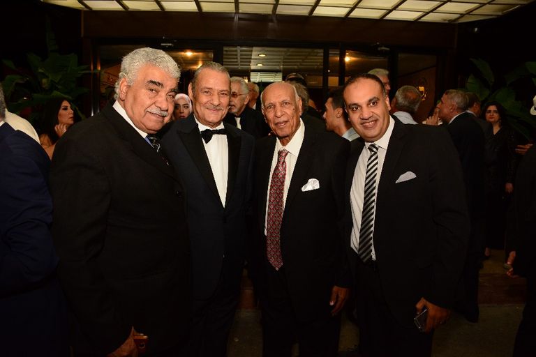 منال سلامة والمخرج عادل أديب ومحسن منصور