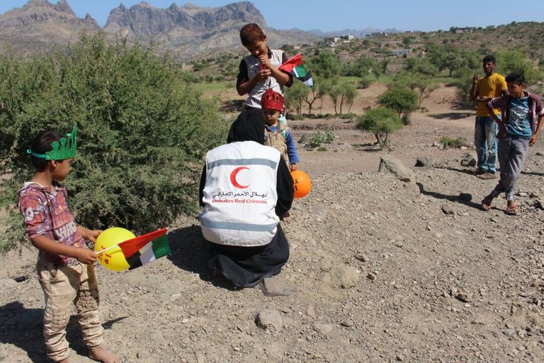 الهلال الأحمر الإماراتي يواصل حملة