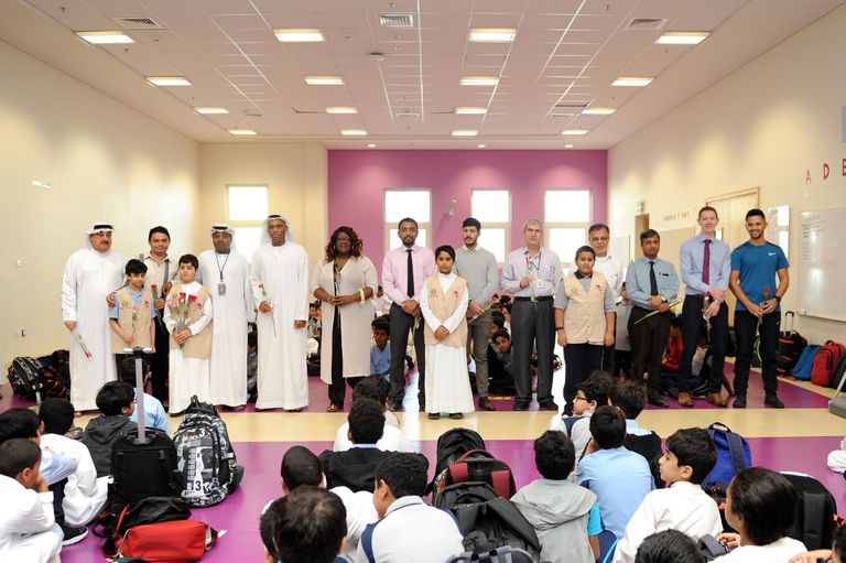 شرطة أبوظبي تحتفل بـ"اليوم العالمي للمعلمين"